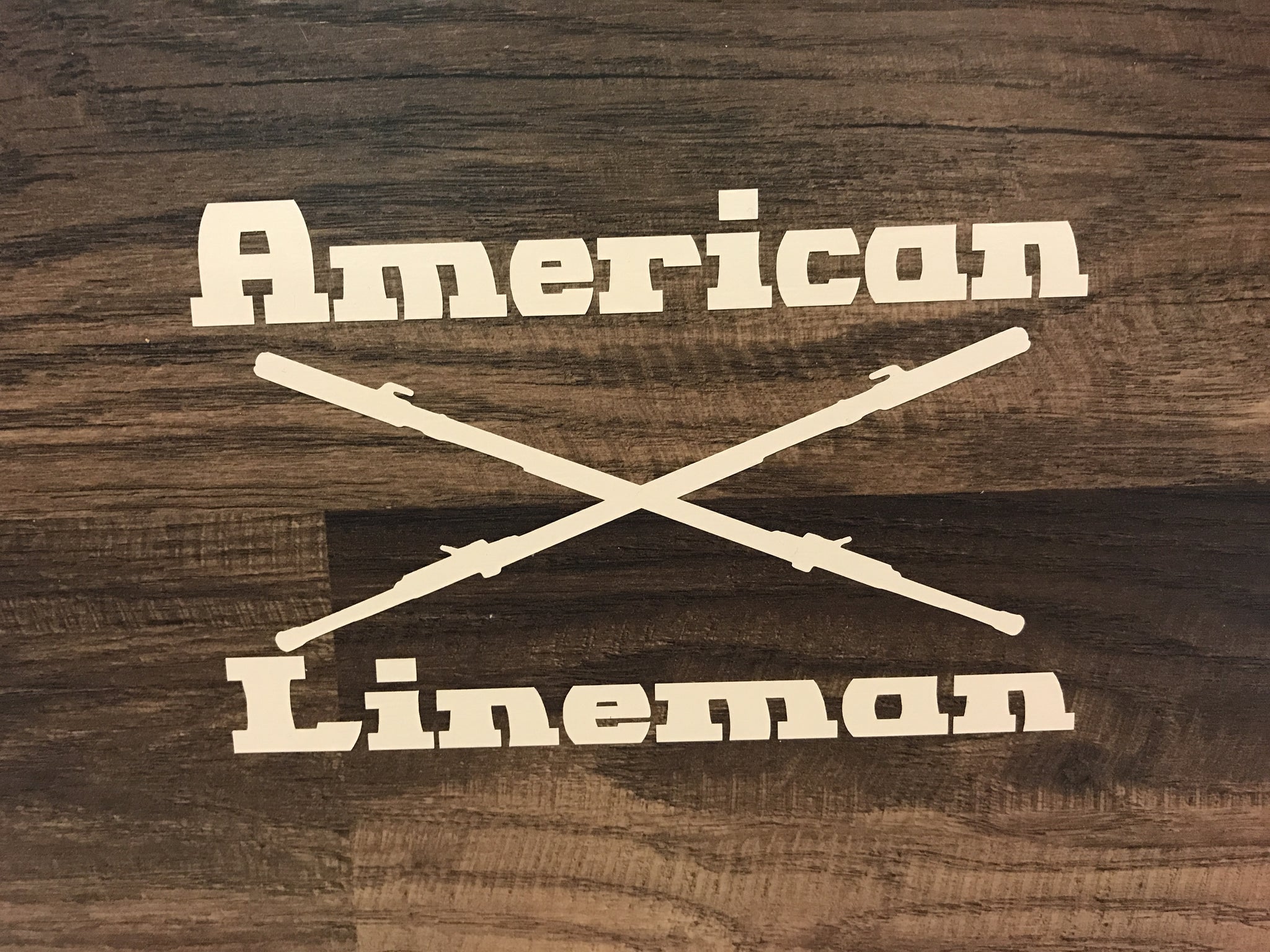 American Lineman Decal