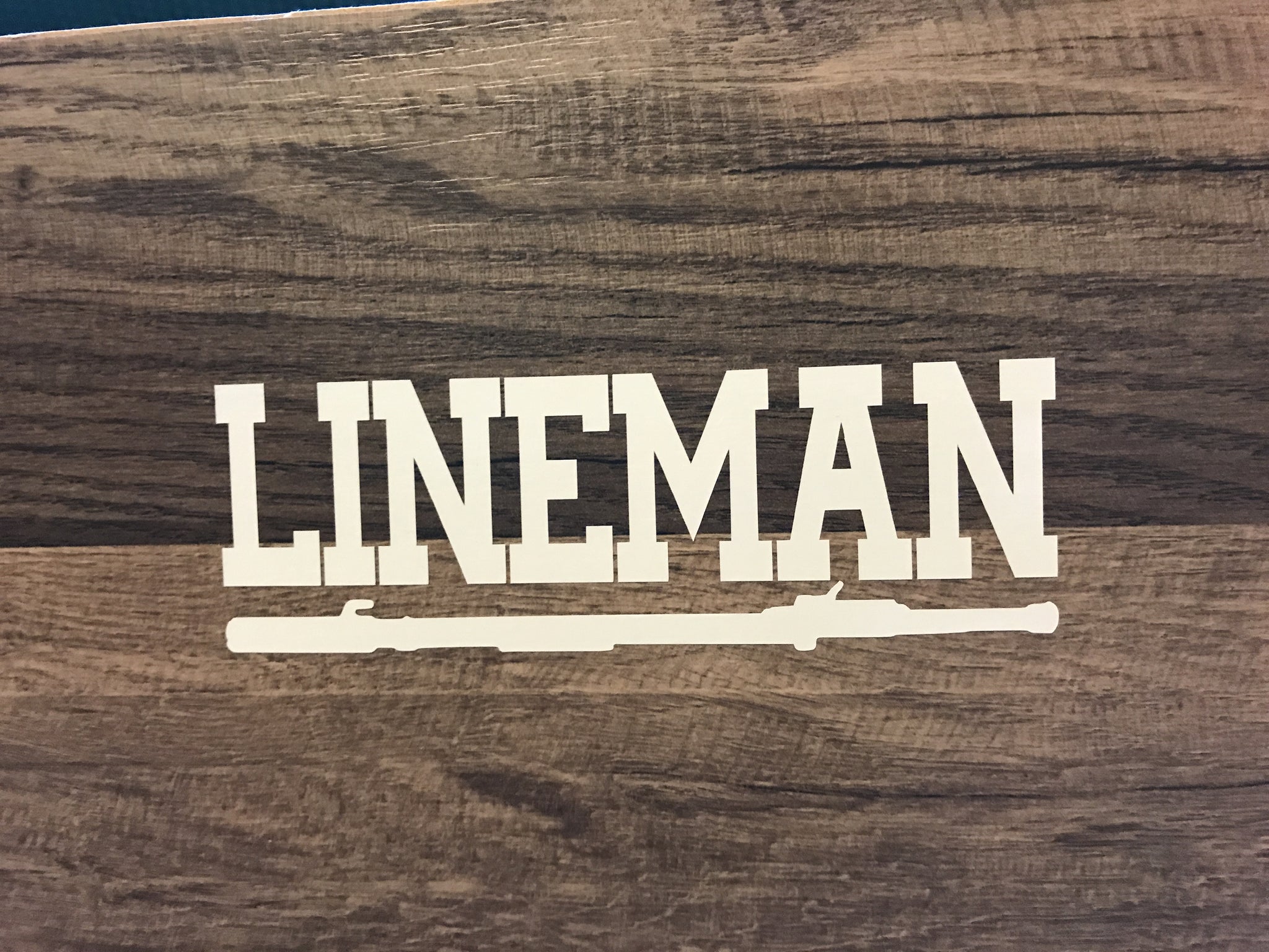 Lineman W/Hotstick Decal